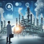 Diagram illustrating energy audits for HVAC systems in petrochemical facilities.
