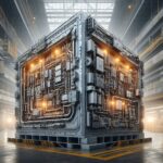 Explosion proof AHU unit installed in an industrial setting, ensuring safety in hazardous environments.