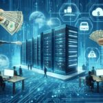 Construction site with data center integration enhancing payment automation.