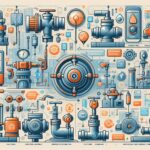 Selection of HVAC valves for commercial buildings showing different types and features.