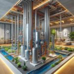 Illustration of Geothermal HVAC System