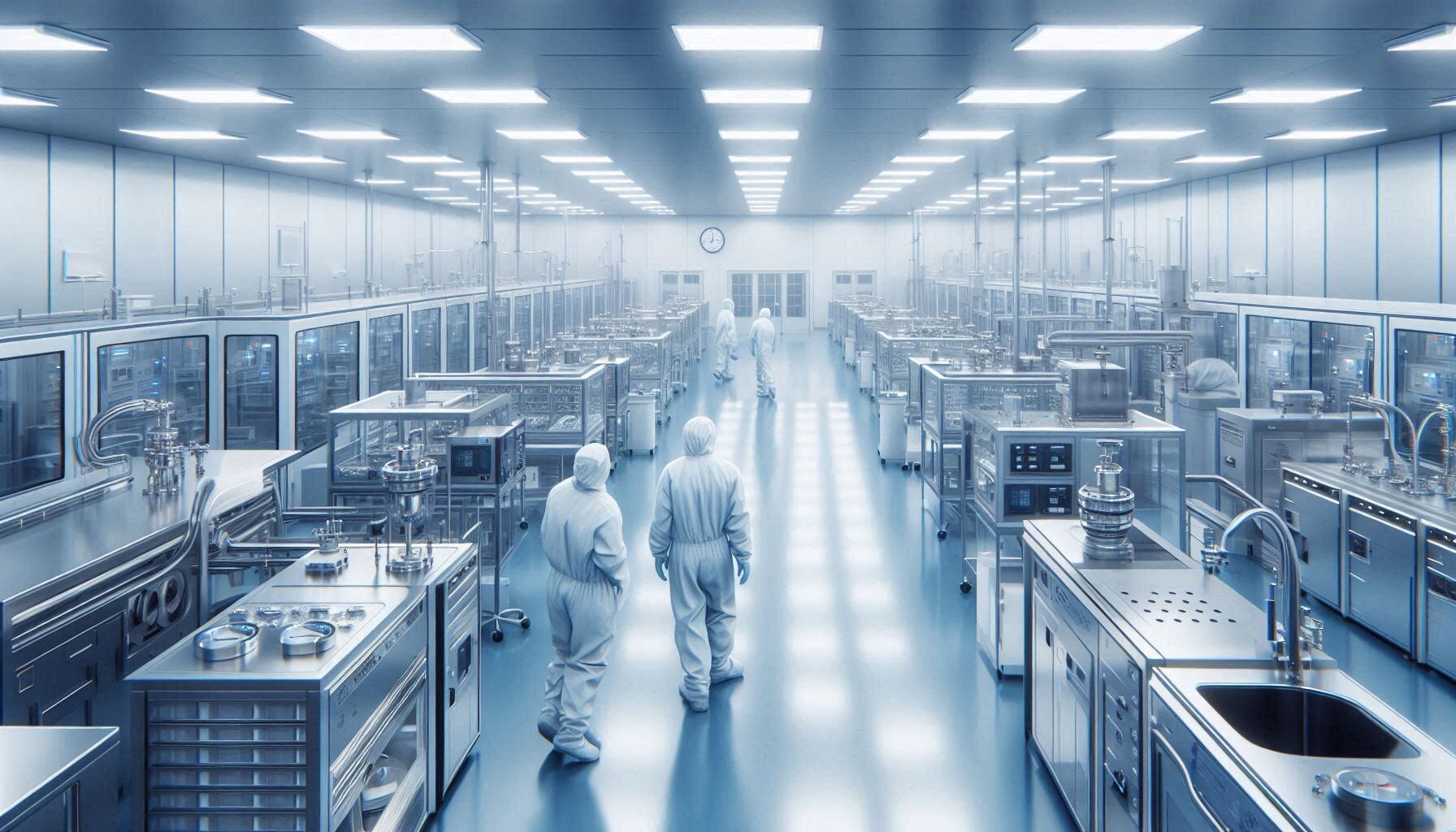 Illustration of ISO Class 5 Cleanroom Environment