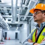 HVAC site engineer working on cleanroom pharma project in Hyderabad