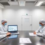 Pharma cleanroom HVAC heat load estimate setup with detailed Excel sheet